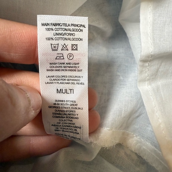 Savida Thea Blue Floral Puff Sleeve Tiered Midi Dress Sz Medium NWT 100% Cotton - Picture 4 of 6